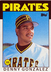 1986 Topps Baseball Cards      746     Denny Gonzalez